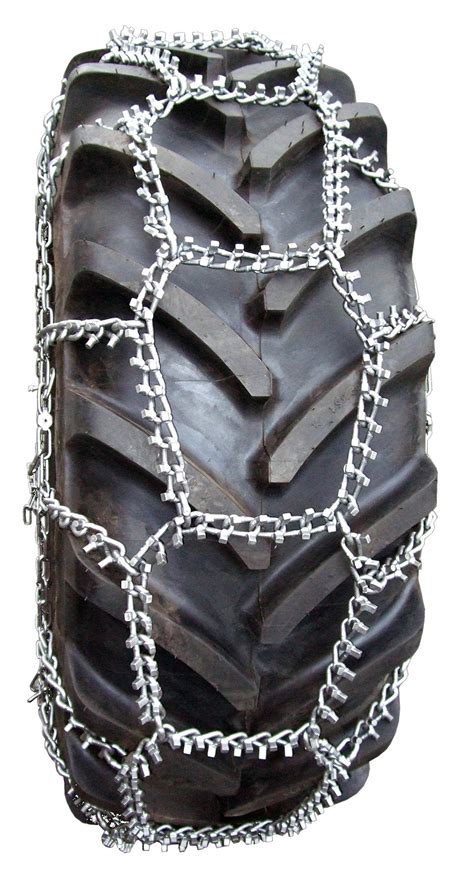 skid steer 14 x 17.5 studded tire chains|wheels for tractor tire chains.